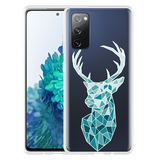 Hoesje geschikt voor Samsung Galaxy S20 FE - Art Deco Deer