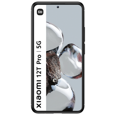 Cazy Hoesje geschikt voor Xiaomi 12T Pro - Rugged TPU - Zwart