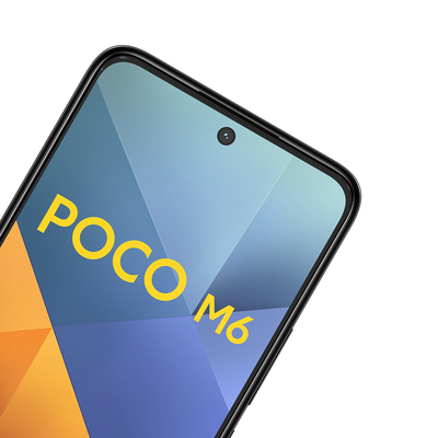 Cazy Screenprotector geschikt voor Xiaomi Poco M6 4G - Screenprotector van Gehard Glas