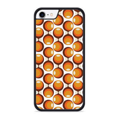 Cazy Hardcase hoesje geschikt voor iPhone 8 - 70s Oranje