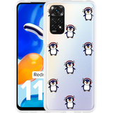 Cazy Hoesje geschikt voor Xiaomi Redmi Note 11/11S - Penguin Chillin