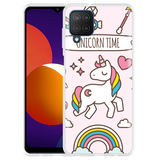 Hoesje geschikt voor Samsung Galaxy M12 - Unicorn Time