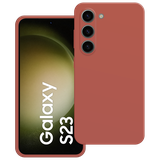 Soft Color TPU Hoesje geschikt voor Samsung Galaxy S23 - Rood