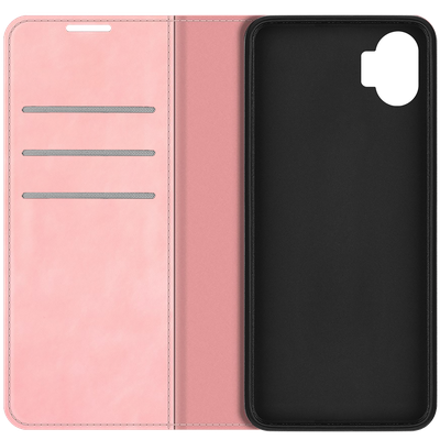 Cazy Wallet Magnetic Hoesje geschikt voor Nothing Phone (1) - Roze