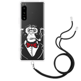 Hoesje met Koord geschikt voor Sony Xperia 5 IV - Smoking Chimp