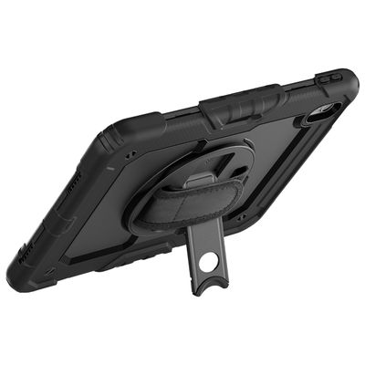 Just in Case iPad Air 11 2024 (6th Gen) - Shockproof Case (PET Screenprotector/Hand Strap) - Black