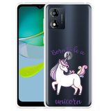 Hoesje geschikt voor Motorola Moto E13 4G Born to be a Unicorn