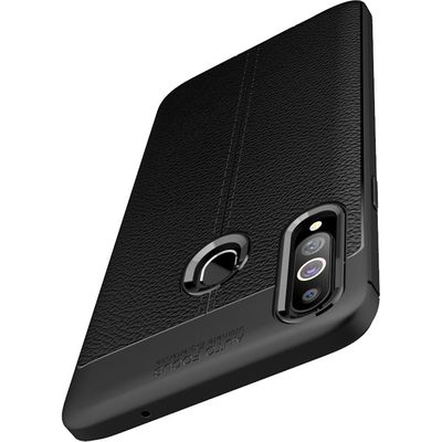 Cazy TPU Hoesje Soft Design geschikt voor Samsung Galaxy A20s - Zwart