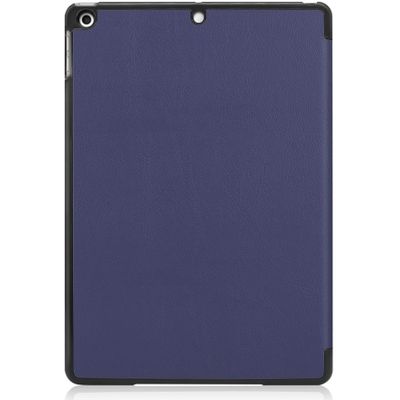 Cazy Hoes geschikt voor iPad 2021 (9th Gen)/2020 (8th Gen)/iPad 2019 (7th Gen) - Book Case - Met Screenprotector - Blauw