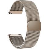 Bandje geschikt voor Huawei Watch GT 2 46mm - Milanees Horlogebandje - Goud