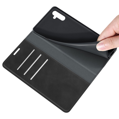 Cazy Wallet Magnetic Hoesje geschikt voor Samsung Galaxy A13 5G - Zwart