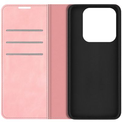Cazy Wallet Magnetic Hoesje geschikt voor Xiaomi 13 Pro - Roze