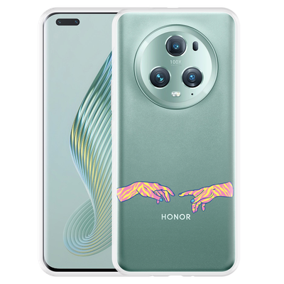 Cazy Hoesje geschikt voor Honor Magic5 Pro De Schepping 2.0