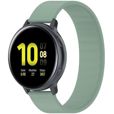 Just in Case Watch Strap 20mm - Silicone Sport Band 170mm - Green