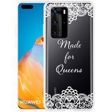 Hoesje geschikt voor Huawei P40 Pro - Made for queens