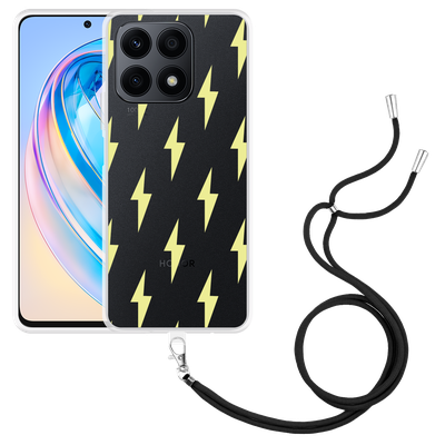 Cazy Hoesje met koord geschikt voor Honor X8a Lightning