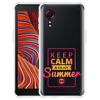 Cazy Hoesje geschikt voor Samsung Galaxy Xcover 5 - Summer Time