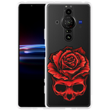 Hoesje geschikt voor Sony Xperia Pro-I - Red Skull