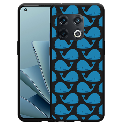 Cazy Hoesje Zwart geschikt voor OnePlus 10 Pro - Whales