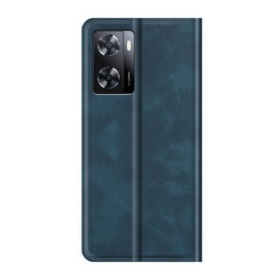 Cazy Wallet Magnetic Hoesje geschikt voor Oppo A57 - Blauw