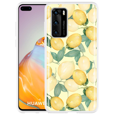 Cazy Hoesje geschikt voor Huawei P40 - Lemons