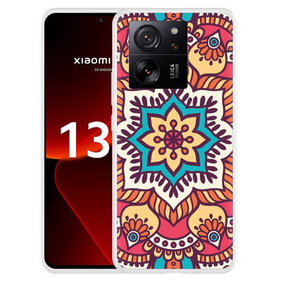 Cazy Hoesje geschikt voor Xiaomi 13T/13T Pro Mandala Hippie