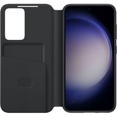Samsung Galaxy S23 Smart View Wallet Case (Black) - EF-ZS911CB