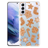 Hoesje geschikt voor Samsung Galaxy S21 Plus - Christmas Cookies