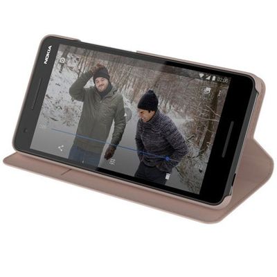 Nokia 5.1 (2018) Slim Flip Case Beige CP-307