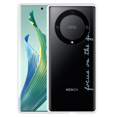 Cazy Hoesje geschikt voor Honor Magic5 Lite Focus On The Good