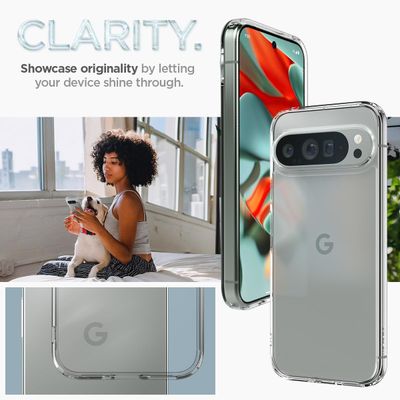 Spigen Hoesje geschikt voor Google Pixel 9 Pro XL - Ultra Hybrid - Transparant