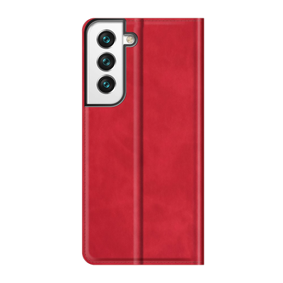 Cazy Wallet Magnetic Hoesje geschikt voor Samsung Galaxy S22+ - Rood