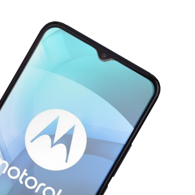 Cazy Tempered Glass Screen Protector geschikt voor Motorola Moto E7 - Transparant