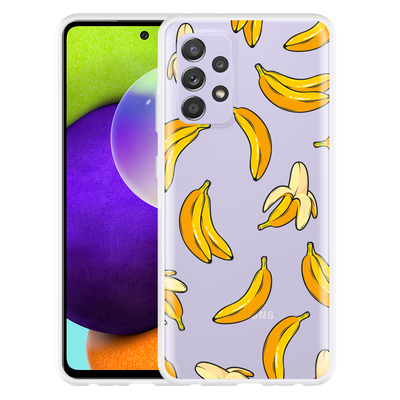 Cazy Hoesje geschikt voor Samsung Galaxy A52 5G - Banana