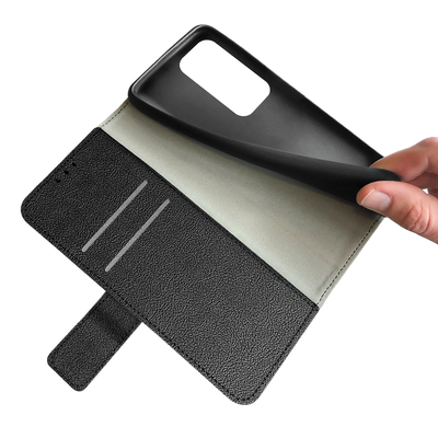 Just in Case Oppo Reno12 Pro - Classic Wallet Case - Black