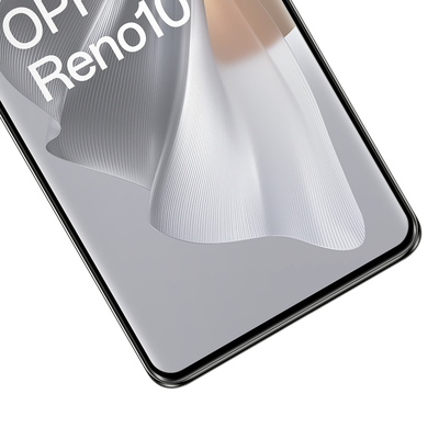Cazy Full Cover Screenprotector geschikt voor Oppo Reno10 5G - 2 stuks - Gehard Glas