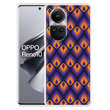 Hoesje geschikt voor Oppo Reno10 Pro 5G 70s Paars