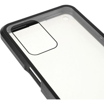 Cazy Magnetic Glass Hoesje geschikt voor Oppo A54 - Zwart