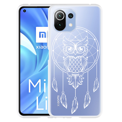 Cazy Hoesje geschikt voor Xiaomi Mi 11 Lite - Dream Owl Mandala