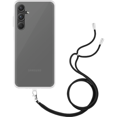 Cazy TPU Hoesje met Koord geschikt voor Samsung Galaxy A55 - Transparant