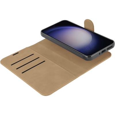 Cazy Uitneembaar Wallet Hoesje voor Samsung Galaxy A34 - Magnetisch 2-in-1 Hoesje met Pasvakjes - Taupe