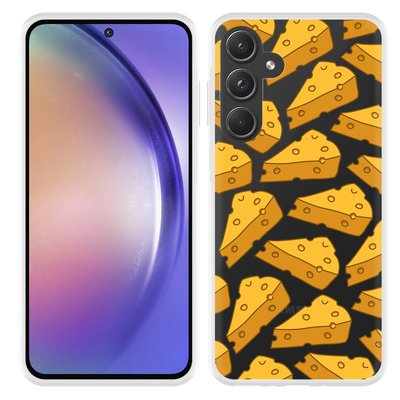 Cazy Hoesje geschikt voor Samsung Galaxy A55 Cheesy