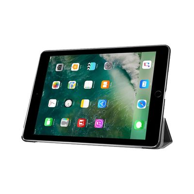 Cazy TriFold Hoes met Auto Slaap/Wake geschikt voor iPad 9.7 2017 (5th Gen)/iPad 2018 (6th Gen) - Zwart