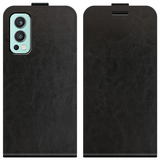 Hoesje geschikt voor OnePlus Nord 2 - Flip Case - Zwart