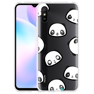 Cazy Hoesje geschikt voor Xiaomi Redmi 9A - Panda Emotions