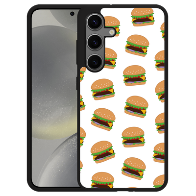 Cazy Hardcase Hoesje geschikt voor Samsung Galaxy S24 Burgers
