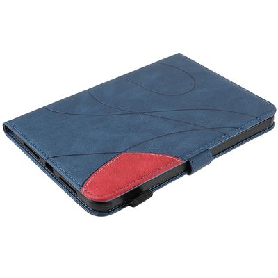 Cazy Hoes geschikt voor iPad Mini 2022 (6th Gen) - Duo Color Book Case - Blauw