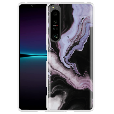 Cazy Hoesje geschikt voor Sony Xperia 1 IV - Liquid Marble