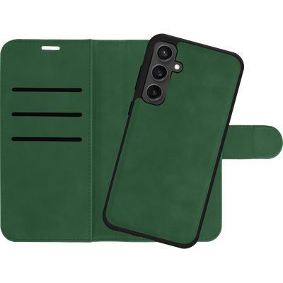 Cazy Uitneembaar Wallet Hoesje voor Samsung Galaxy A15 / A15 5G - Magnetisch 2-in-1 Hoesje met Pasvakjes - Groen