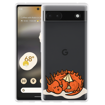 Cazy Hoesje geschikt voor Google Pixel 6a - Sleeping Dragon